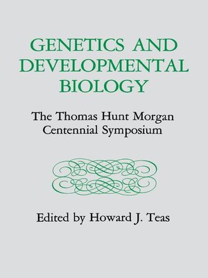 cover image of Genetics and Developmental Biology